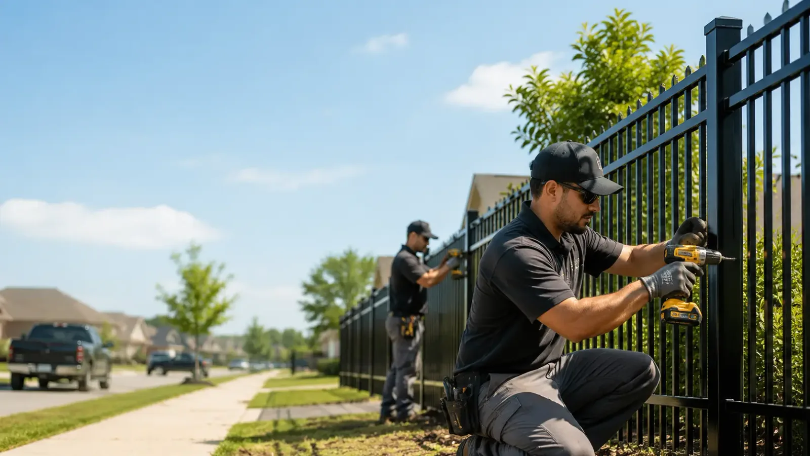 Metal Fence Installation in Irving, TX